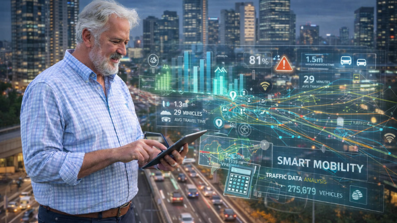 Aldo Vendramin analisa a mobilidade urbana inteligente com uso de big data no tráfego.