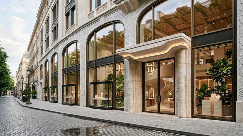 Arquitetura de luxo ganha novo papel: por que grifes estão transformando lojas em destinos de design